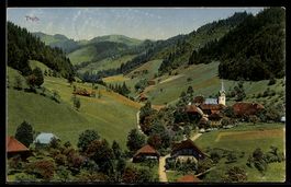 AK Trub, Ortsansicht zwischen den Bergen