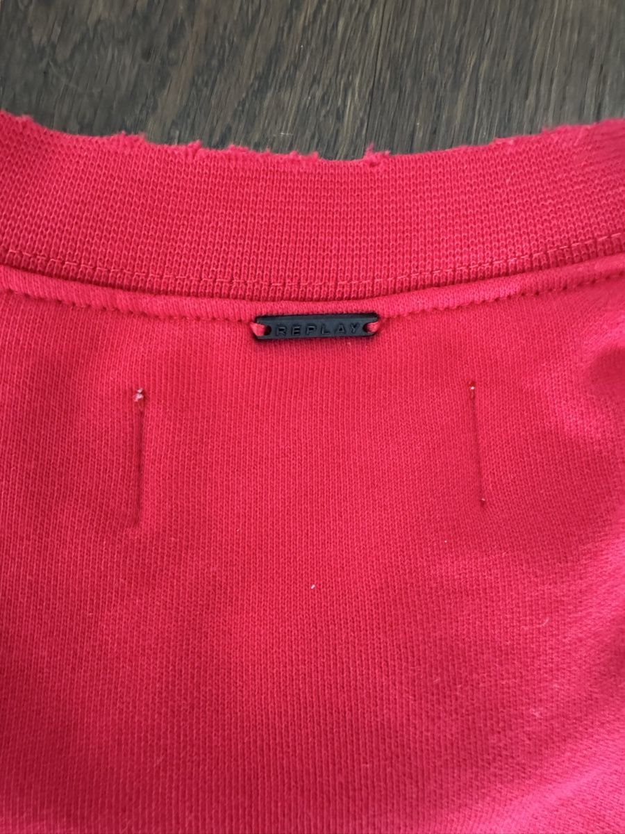 Replay Pullover & Sweatshirts: REPLAY DAMEN PULLOVER-ROT-S-MIT TOLLEN GLITZERSTEINEN-NEU – Neu (gemäss Beschreibung) aus Baar von hasenfrau15 4