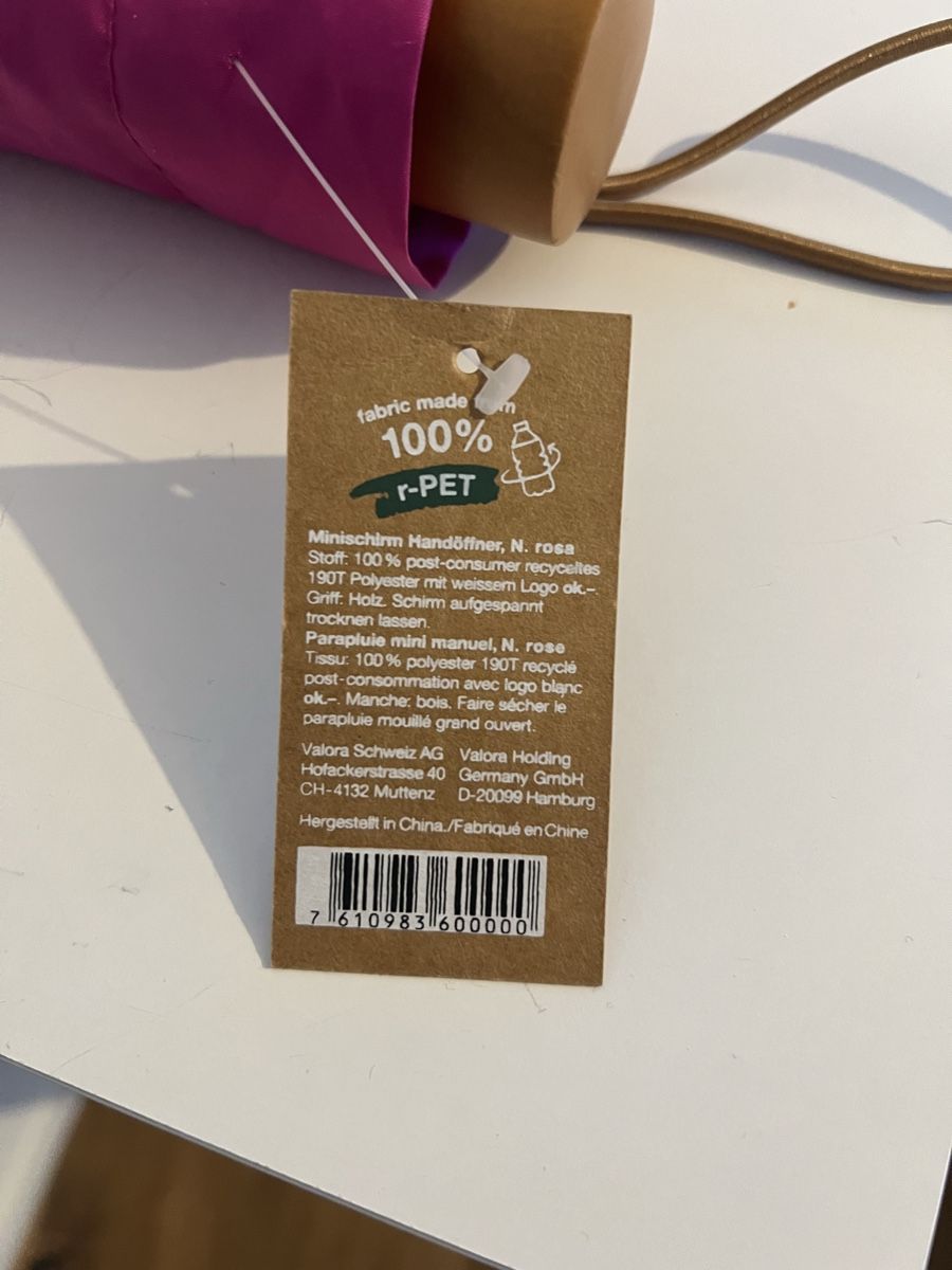 Ombrelli: Regenschirm ok (neu) – Nuovo e nell'imballaggio originale da Rapperswil SG venduto da zani_st 1