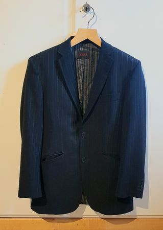 Belle veste costume YVES, fines rayures