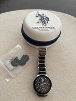 U.S. Polo Assn. Uhr Herren  mit Uhrbox und Ersatzteilen