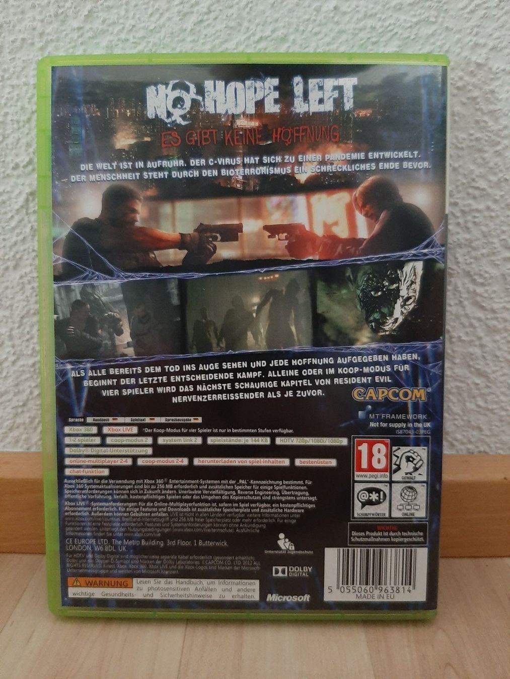 Spiele: Resident Evil 6, Xbox360 – Gebraucht aus Wil SG von Donaldus 1