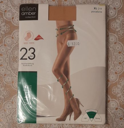 Ellen Amber Vitale Strumpfhose 23den Gr.XL Porcelaine