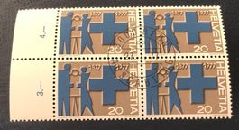 4 er Block Nr.586 mit Vollstempel Bern