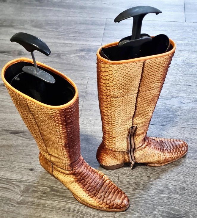 Prada Damenschuhe: Original Prada Python-Stiefel, Einzelstück – Gebraucht aus Uetliburg SG von mafrey63 3