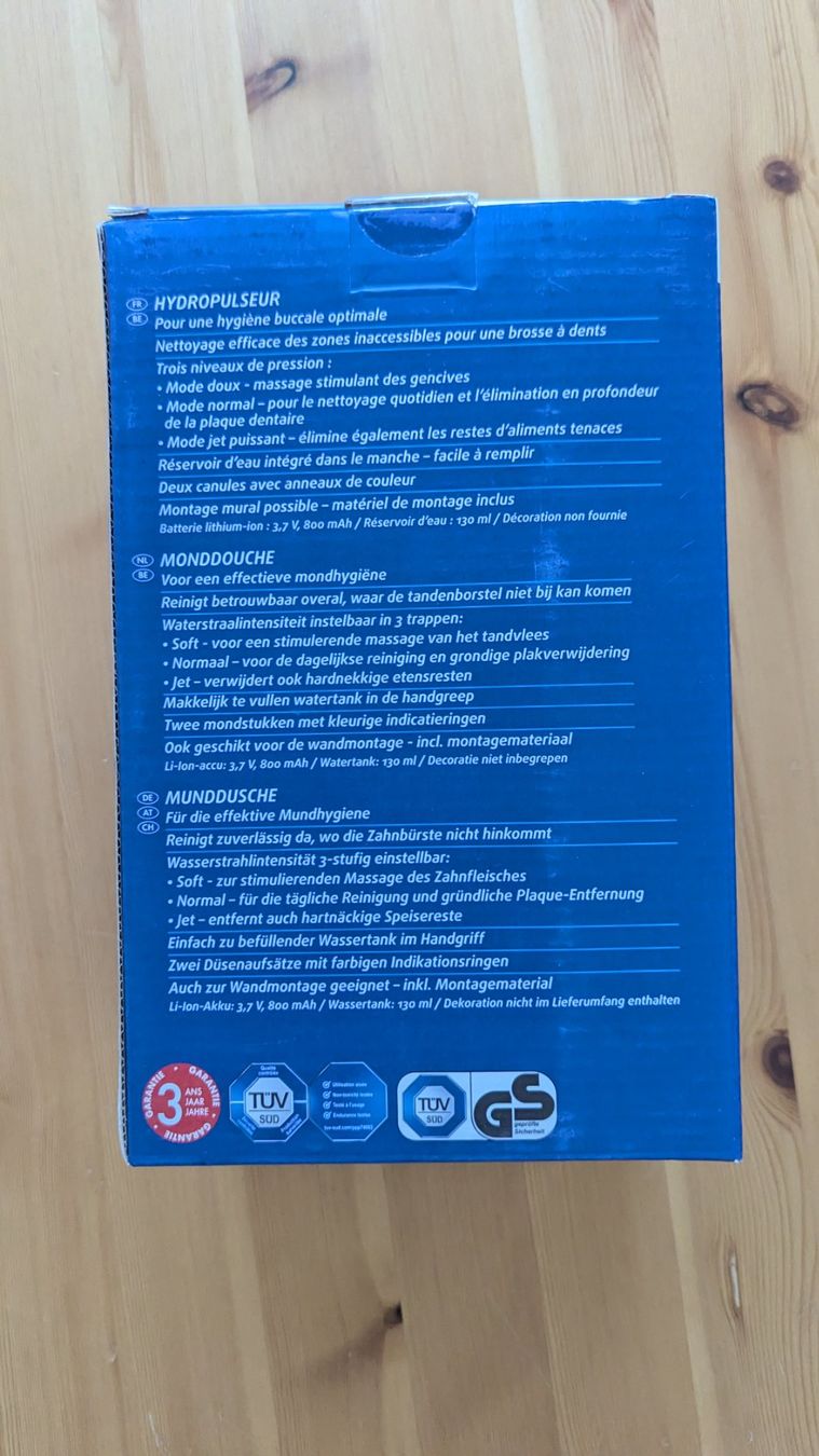Zahnpflege: Hydropulseur – Neu und originalverpackt aus Pully von dia_6tzd 1