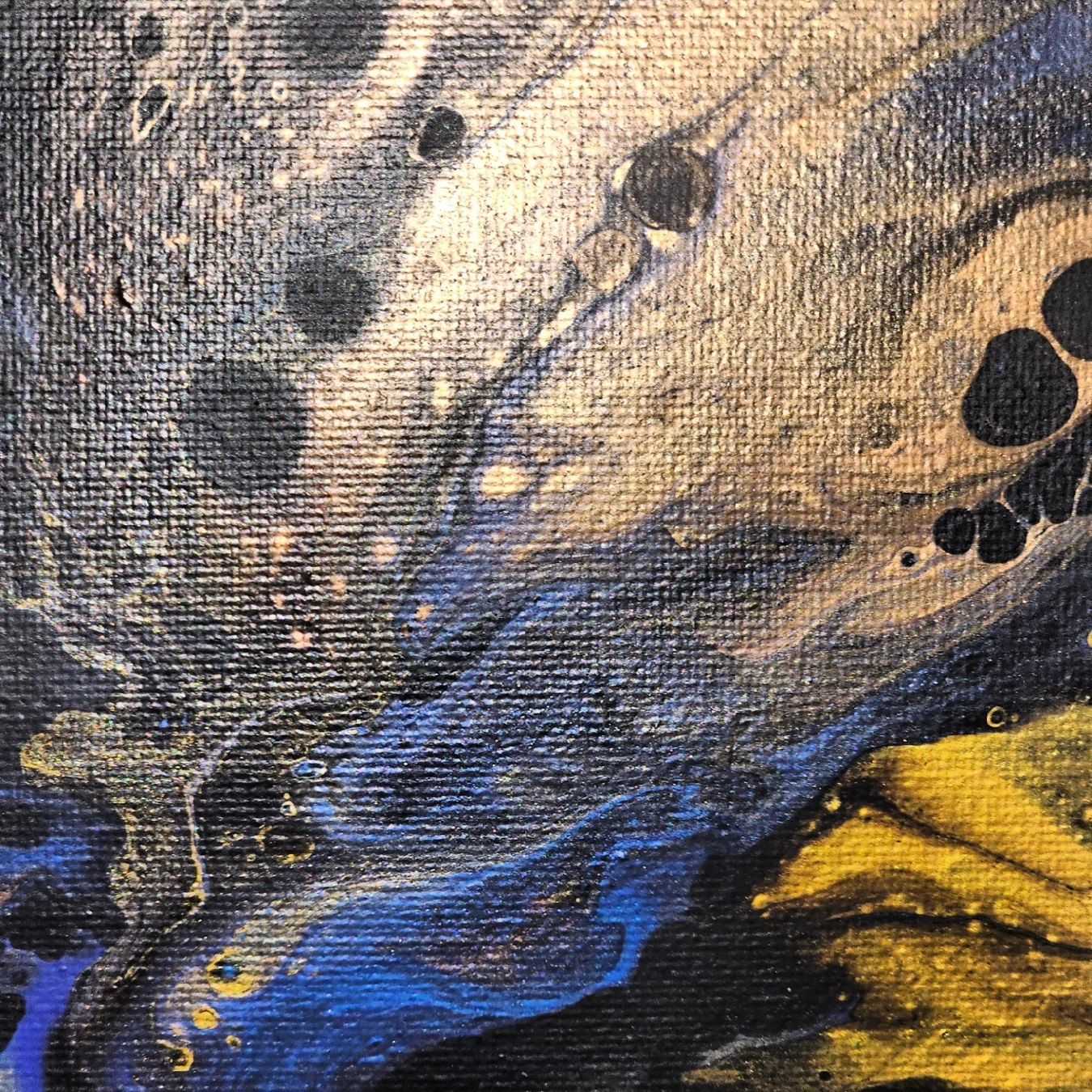 Gemälde: Abstraktes Bild von mir gemalt 60x40 – Neu und originalverpackt aus Zürich von Melossoap 4