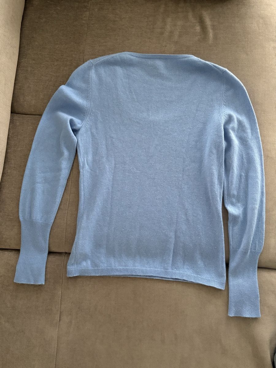 Pulls & Sweat-shirts: Damen Pullover Eric Bompard Kaschmir Seide Blau Grösse M – D'occasion à Wimmis par rimnakit 3