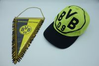 BVB Wimpel und Cap, Fussball Borussia Dortmund 90er. Nike