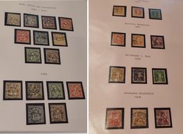 CH Briefmarken-Seiten ab Ziffermuster