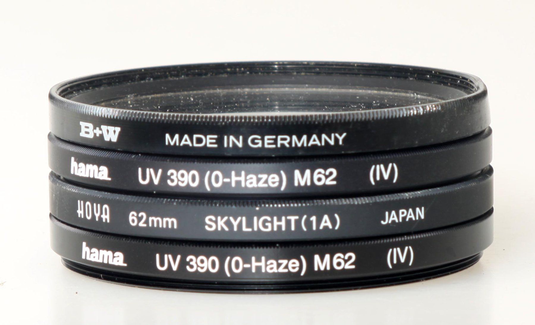 Filter: 4 Filter 62mm, 3x UV, 1x Skylight – Gebraucht aus Jona von Sandy31 1