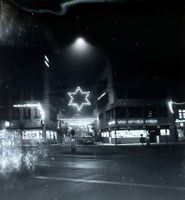 Originalfoto 1964 - St. Gallen, Weihnachtsbeleuchtung