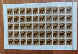Postfrisch, gültige Schweizer Frankatur, Briefmarkenbogen
