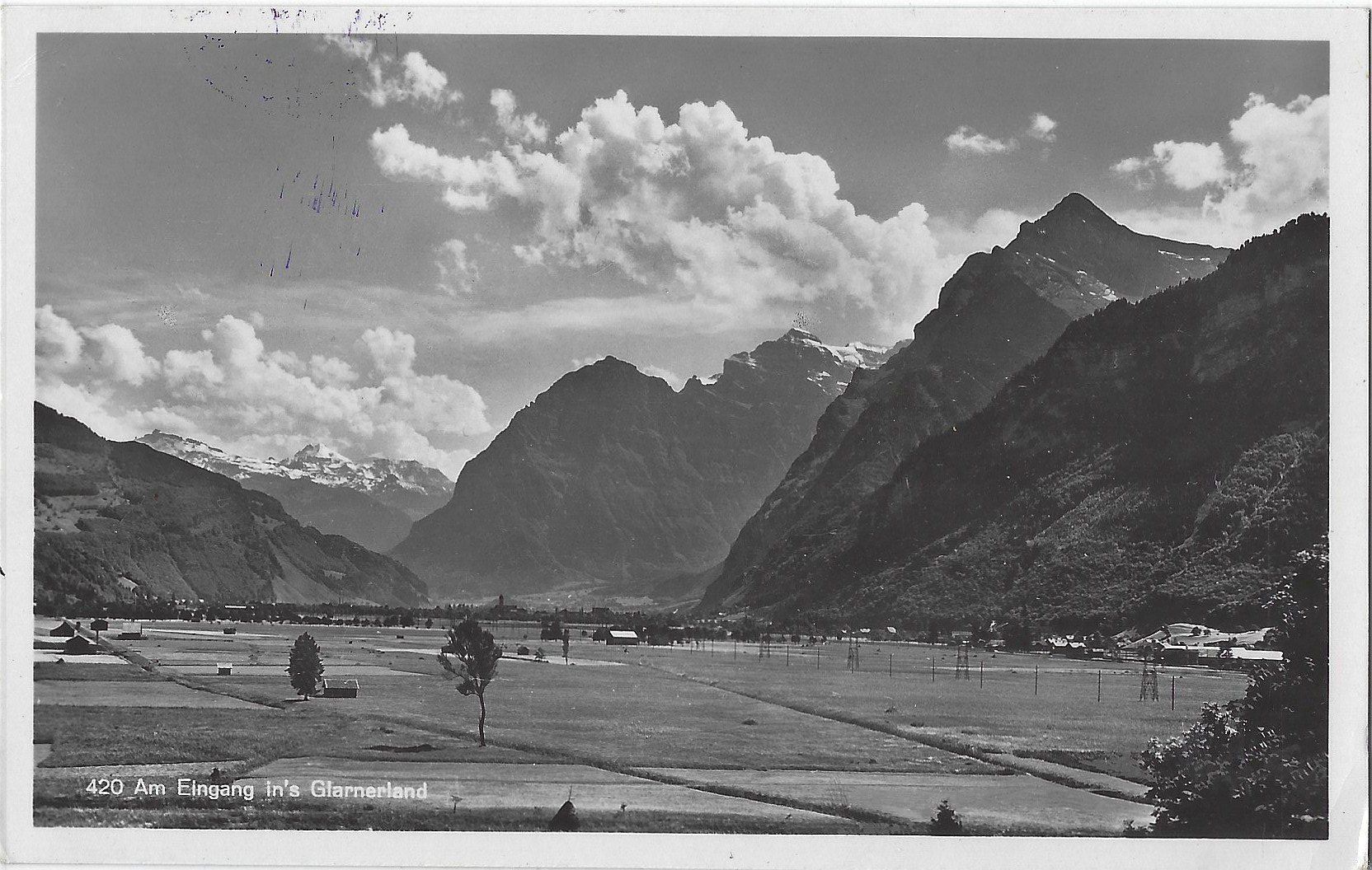 Cartes postales: 420  Am Eingang in's Glarnerland – D'occasion à Bütschwil par Jackson1A