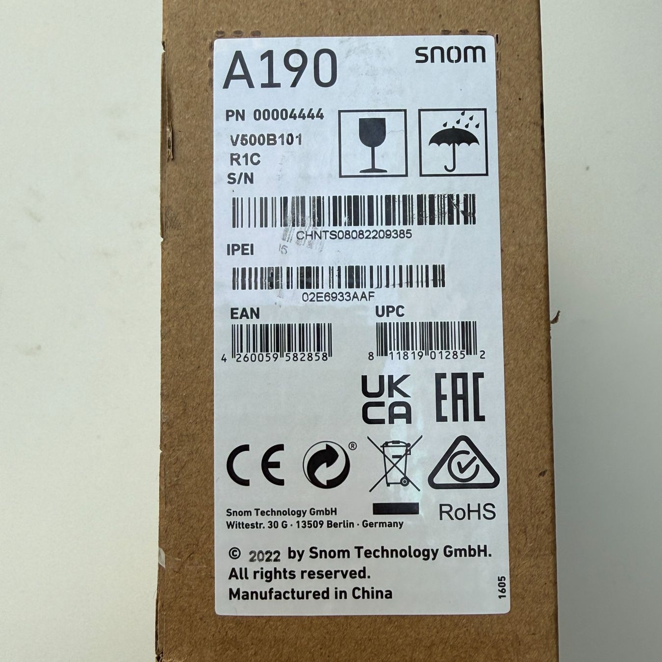Snom Kopfhörer: Snom A190 DECT Headset kabellos Mono mit Ladestation – Neu (gemäss Beschreibung) aus Luzern von Lumov.24 1