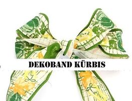 Dekoband 4cm Kürbis