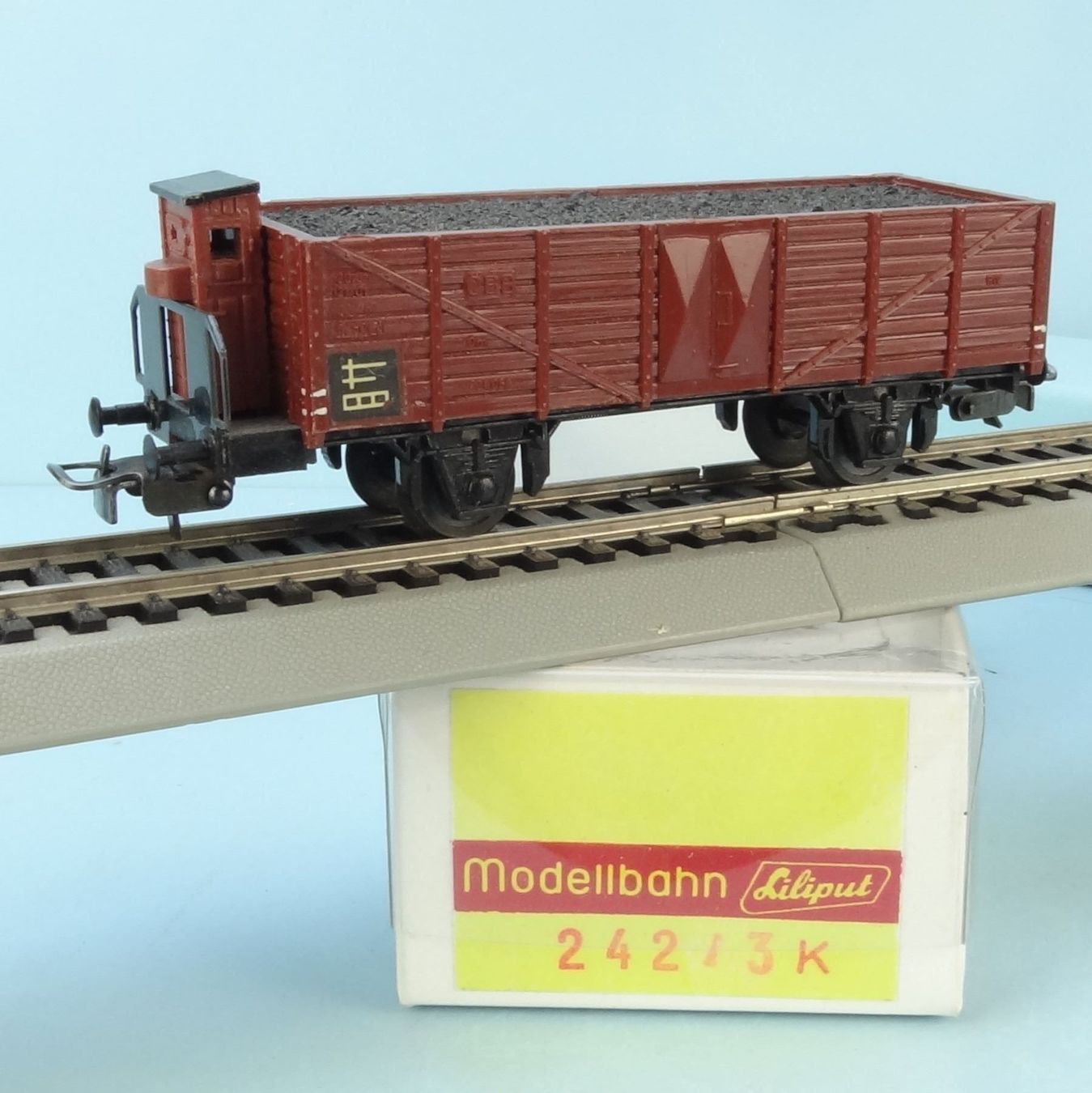 Liliput Modellini di ferrovie: Liliput 242 Güterwagen – Usato da Bülach venduto da cann11