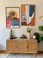Meuble buffet en rotin