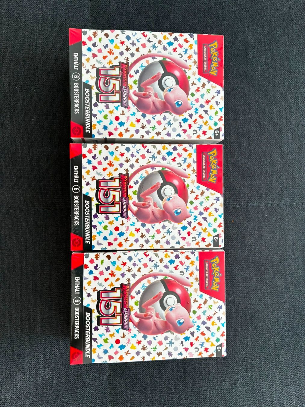 Spiele: Pokémon 151 Booster Bundle 3 Stück Neu – Neu und originalverpackt aus Rothrist von kai12