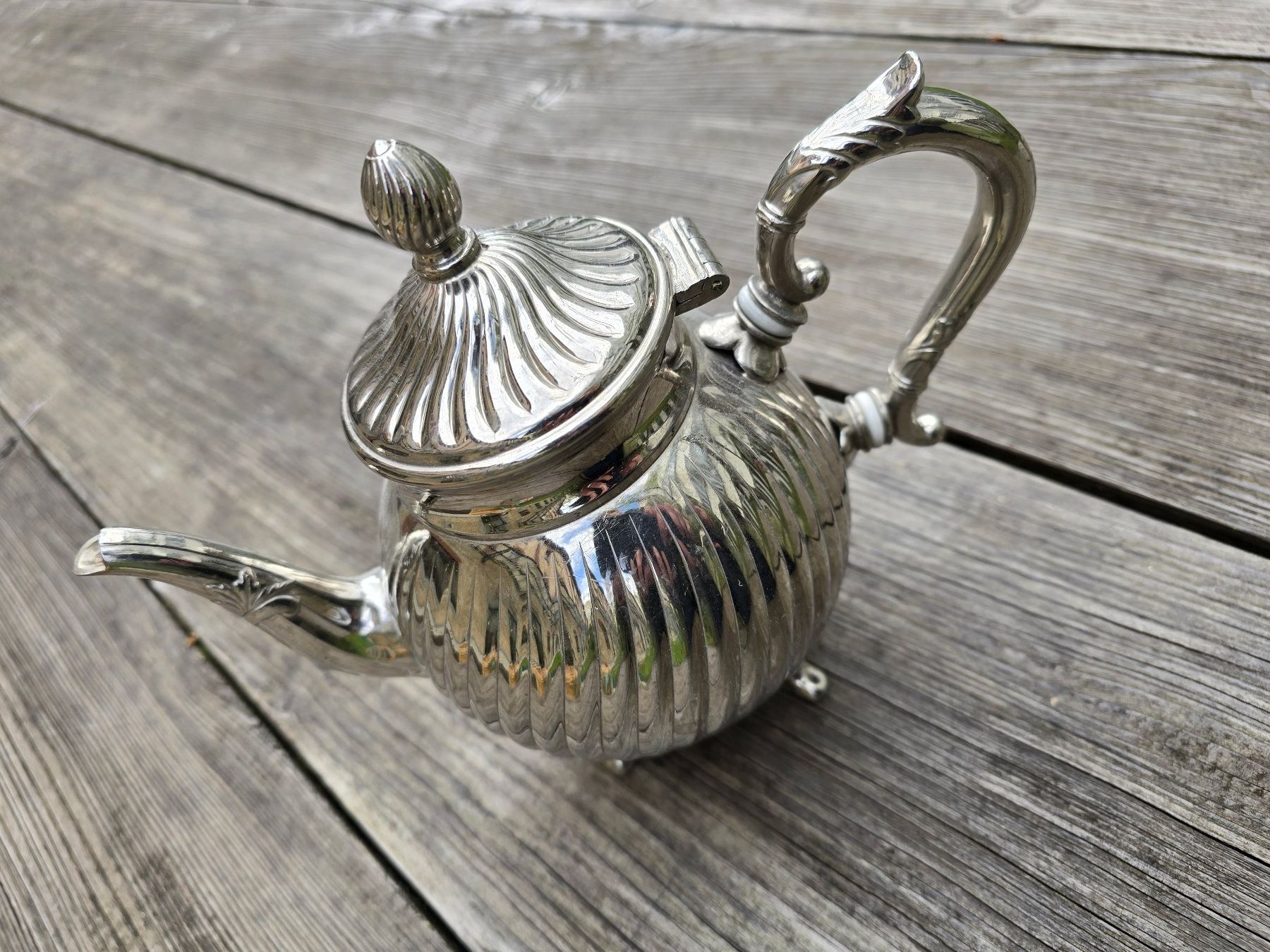 Teiere: Metall: Teekanne vintage, Marokko – Usato da Romanshorn venduto da Rachacha 7