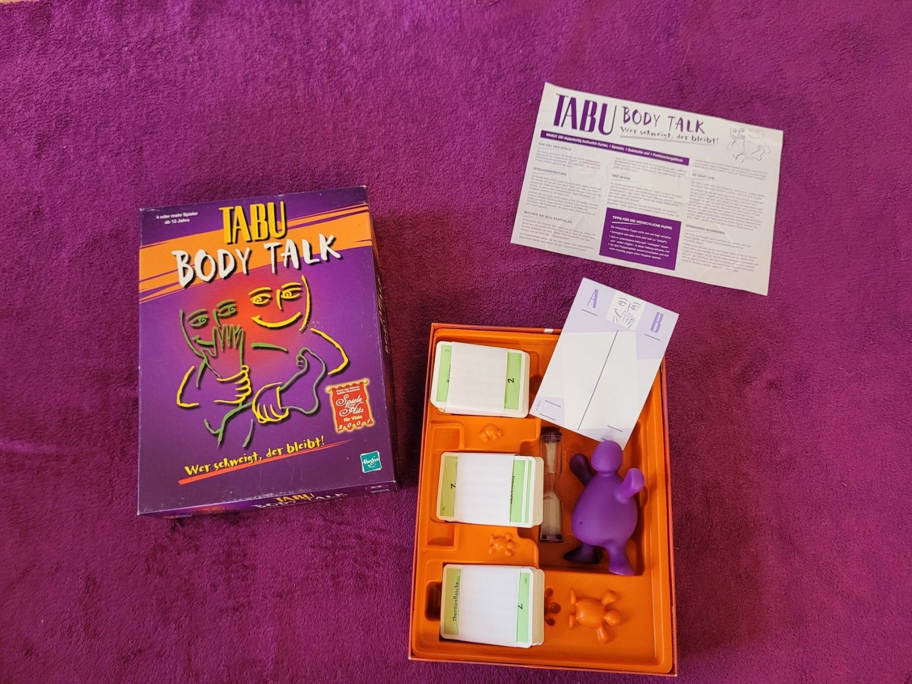 Hasbro Giochi: Cooles Spiel - Tabu - Body Talk von Hasbro – Usato da Müllheim Dorf venduto da Seeeule01 1