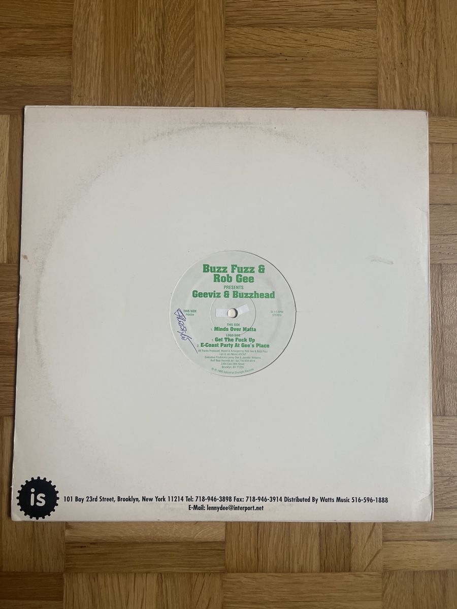 Dischi in vinile: Buzz Fuzz & Rob Gee Gabber / Hardcore Vinyl – Usato da Wangen b. Olten venduto da break72