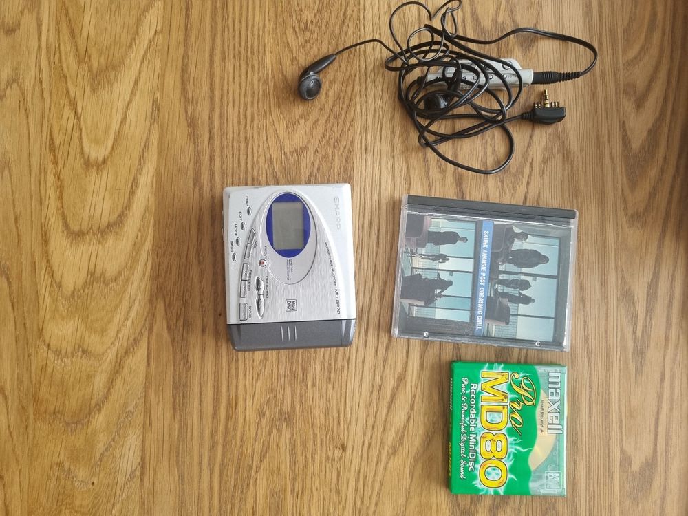 Minidisc MD, Player & Recorder, Silver, Sharp MD-SR70H, (Defekt) in ...