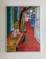 Gemälde nach Matisse - Öl auf Leinen mit Rahmen