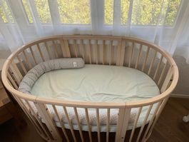 Stokke Sleepi inkl. Matratze mitwachsend