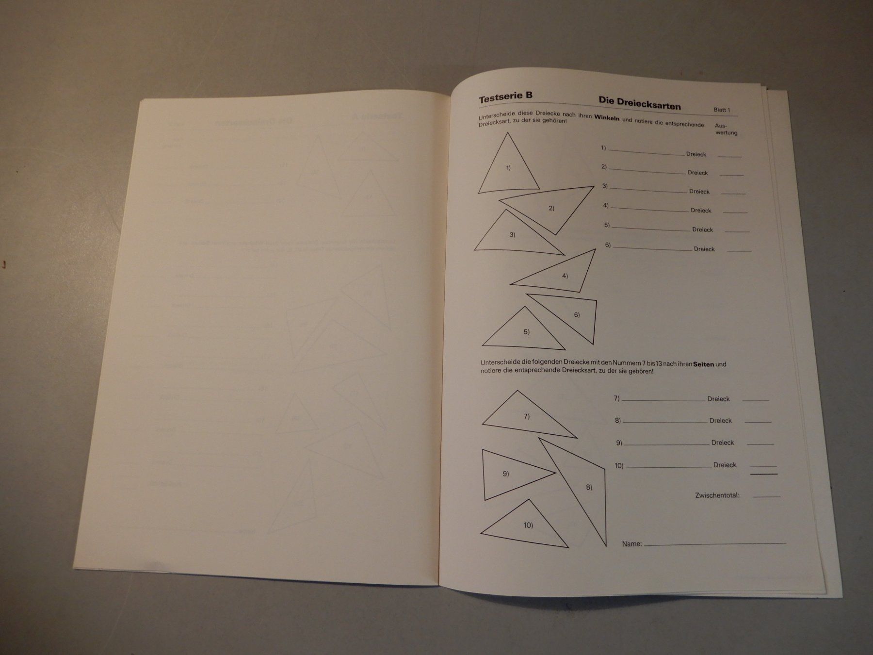 Libri: Die Dreieckskarten, Lehrerbegleitheft, 1988, Top Zustand! – Usato da Erstfeld venduto da Mario_boe0 7