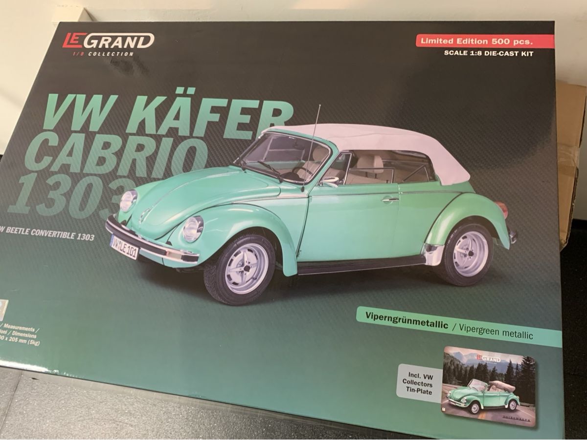 Volkswagen Modellini d'auto: VW Käfer Modellauto 1/8 – Nuovo e nell'imballaggio originale da Horgen venduto da Modellcar010