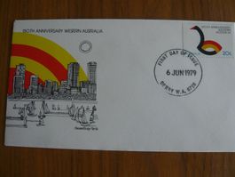 1979 FDC Australien - 150th Anniversary Western Australia