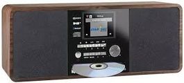 DAB+ Radio mit CD-Player, IMPERIAL Dabman i200CD, Holzoptik