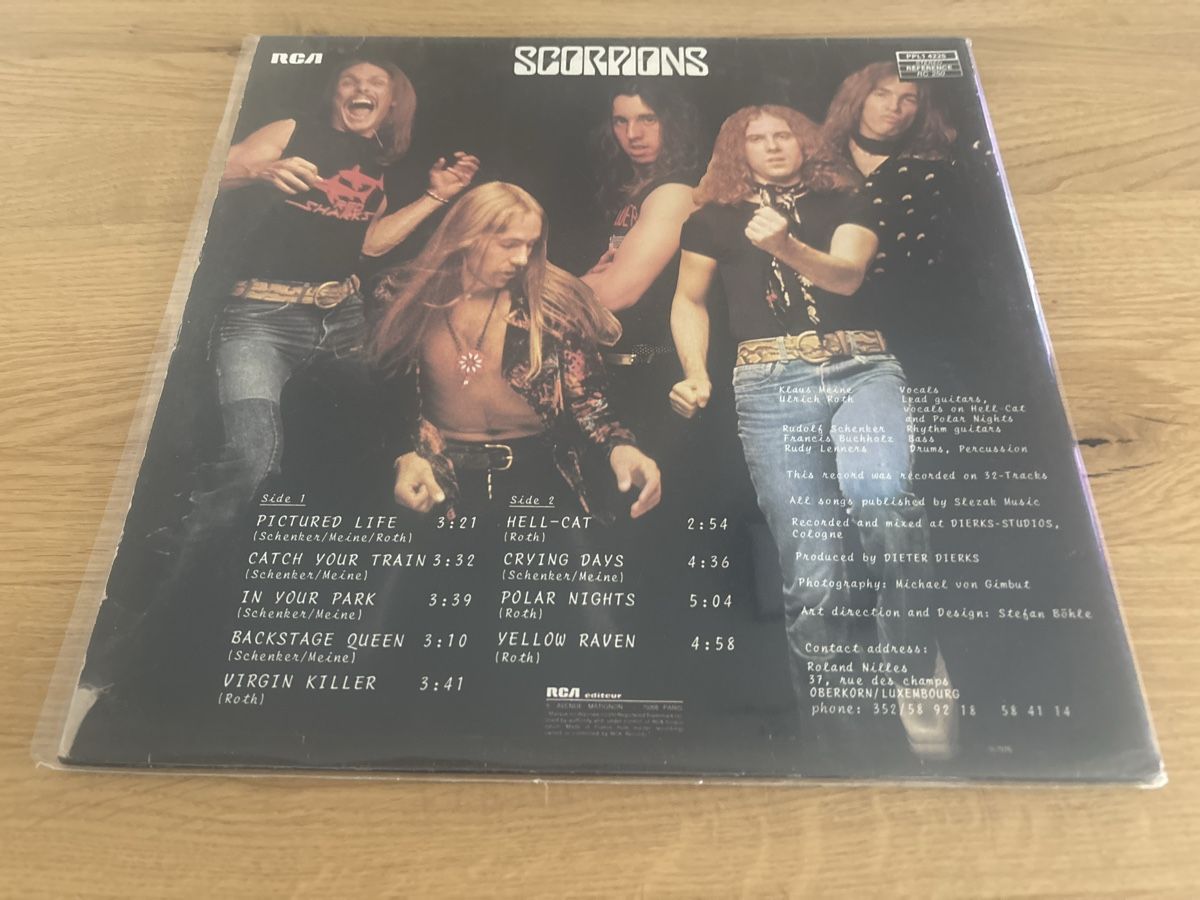 Vinyles: Scorpions Virgin Killer  1976 – D'occasion à Courchapoix par Jubo1 1