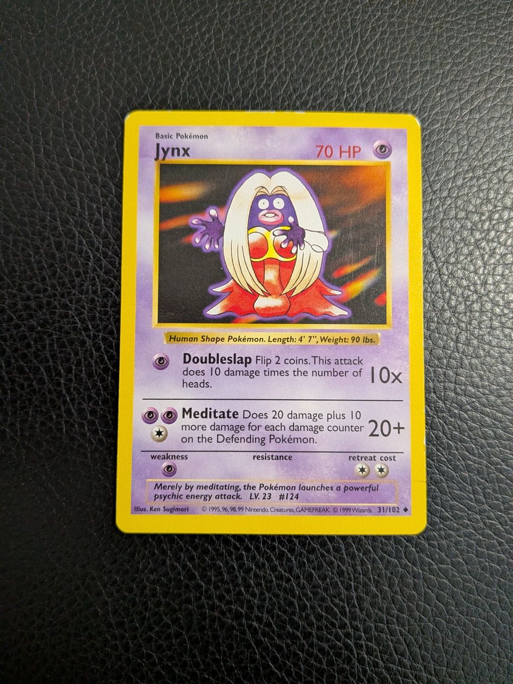 Pokémon Sammelbilder & Trading cards: 1999 Base Set Shadowless - Jynx 31/102 Ab 1 – Gebraucht aus Paradiso von Pkmn10