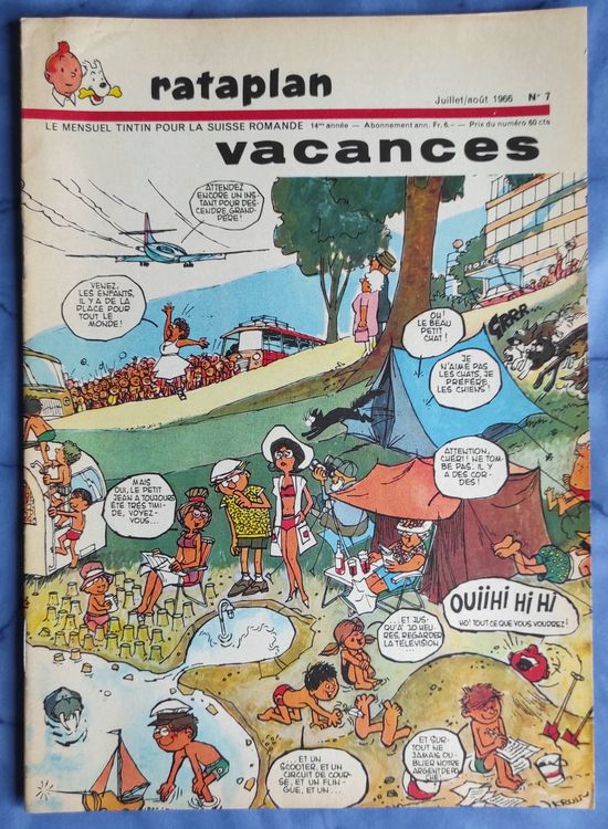 (Tintin) RATAPLAN *** 1966 - No. 7 *** Mensuel Suisse (D'occasion) à ...