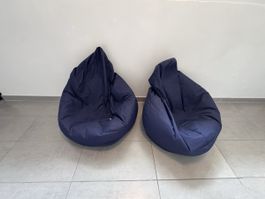 Two Swiss-Made Bischof-Gross Bean Bags – Dark Blue iss Made 