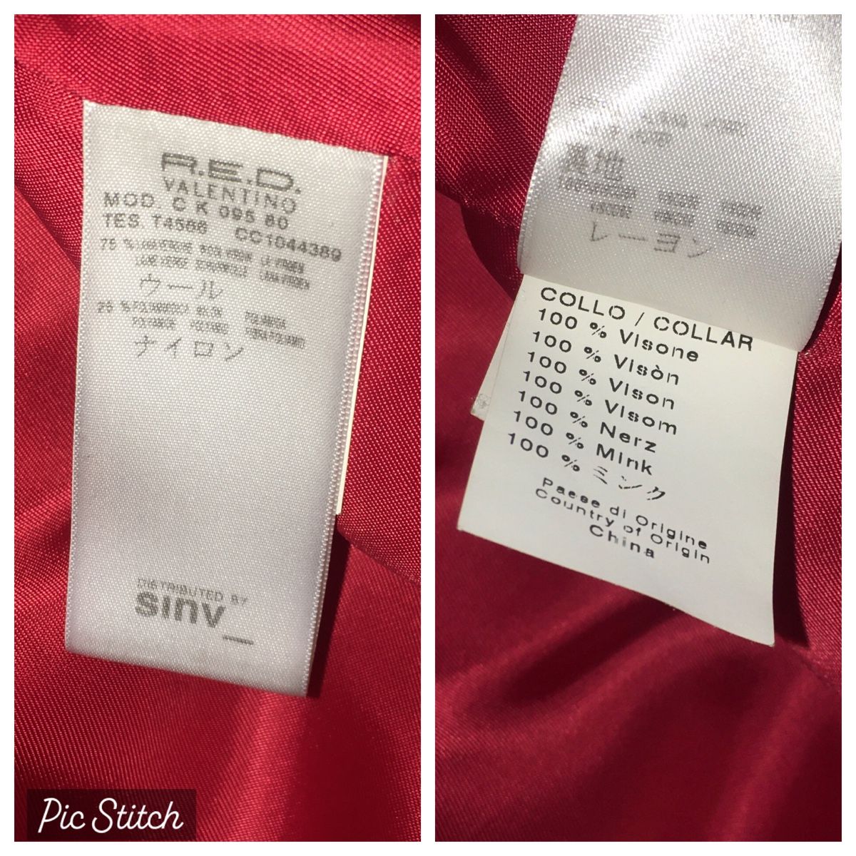 Valentino Mäntel: RED VALENTINO MANTEL MIT PELZ GR. 38 (IT 42) – Gebraucht aus Unteraegeri von MH203 9