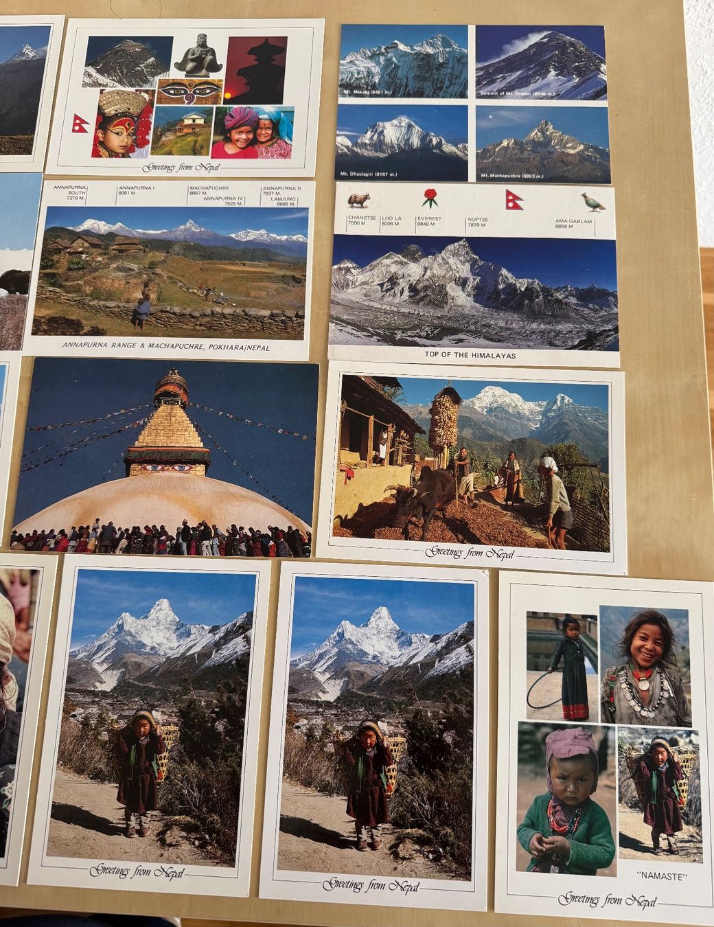 Cartoline postali: Ansichtskarten aus Nepal – Nuovo (secondo la descrizione) da Luzern venduto da lbreu 2
