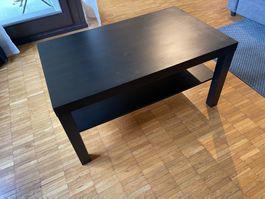 Couchtisch, schwarzbraun, 90 x 55 cm (Lack Ikea)