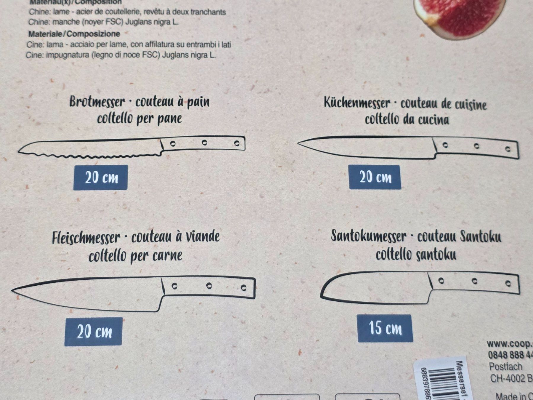 Coltelli da cucina: À Table Messerset, 4-teilig – Nuovo e nell'imballaggio originale da Steffisburg venduto da ang_7fcj 2