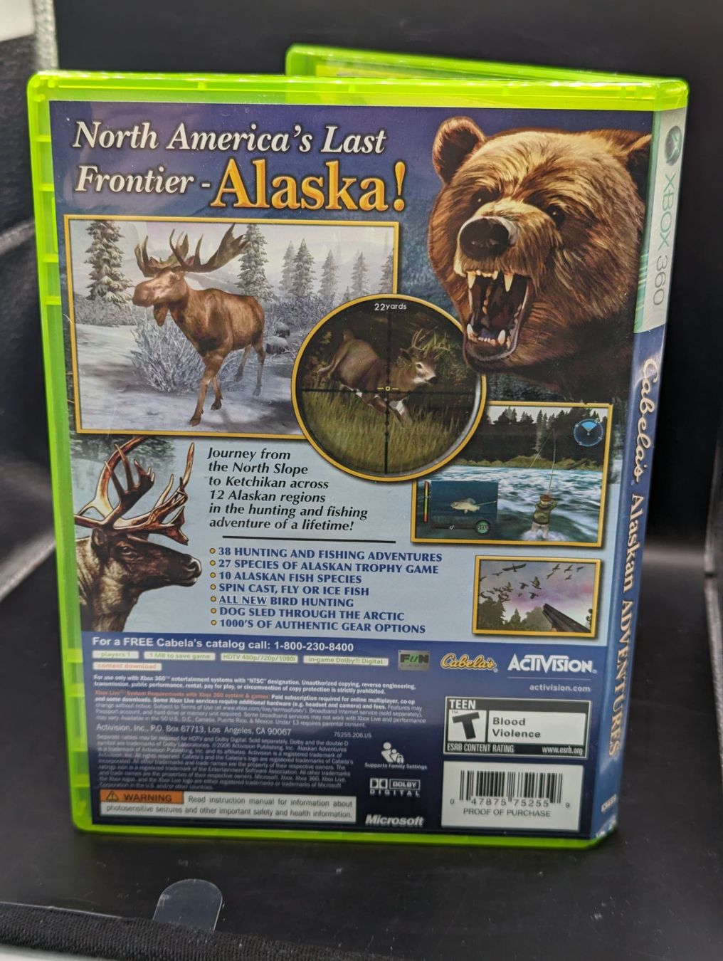 Microsoft Giochi: Cabela's Alaskan Adventures - Xbox 360 Game - NTSC – Usato da Hünenberg See venduto da SpecialEditionGaming 2