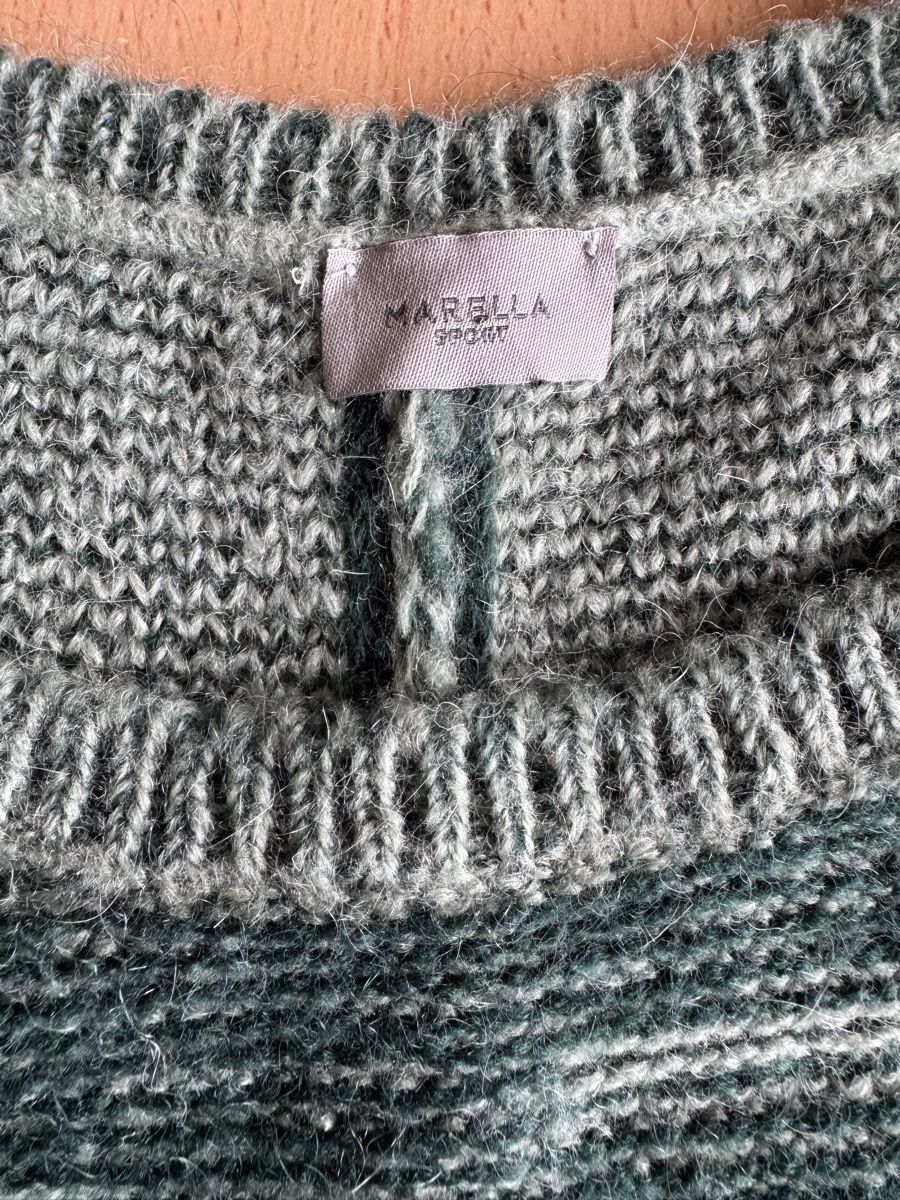 Maglioni & Felpe: Pull Marella Sport,Taille L, vert sapin et vert clair – Nuovo (secondo la descrizione) da Morges venduto da sandy069 2