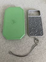 Neuwertiges Swarovski Cover iPhone 17 Pro Max mit Handykette