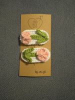 Handgemachte Haarspange mit Tulpen
