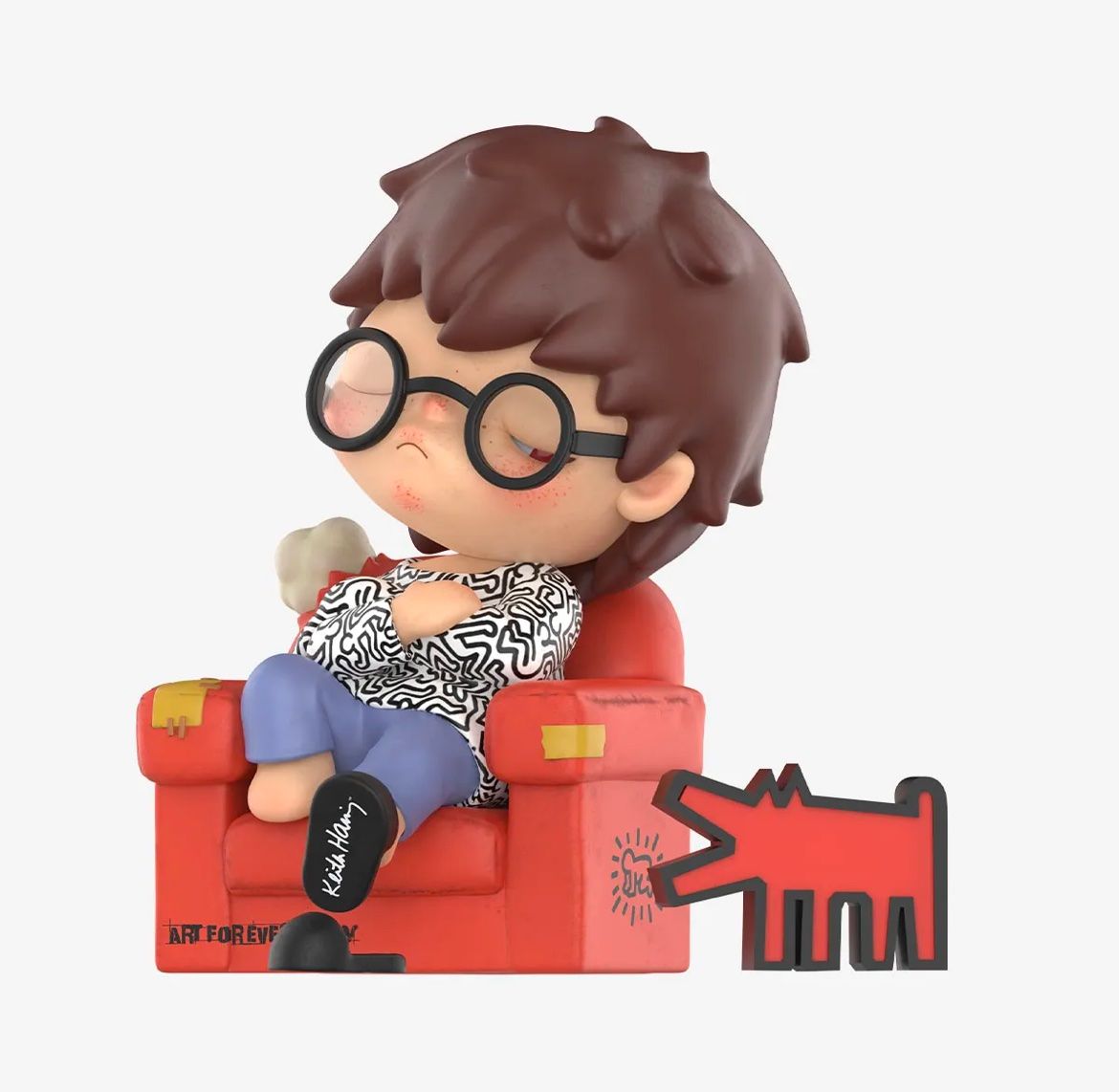 Pop Mart Figuren: Pop Mart Hirono x Keith Haring Figure 15cm – Neu und originalverpackt aus Glattbrugg von arttoy.land 1