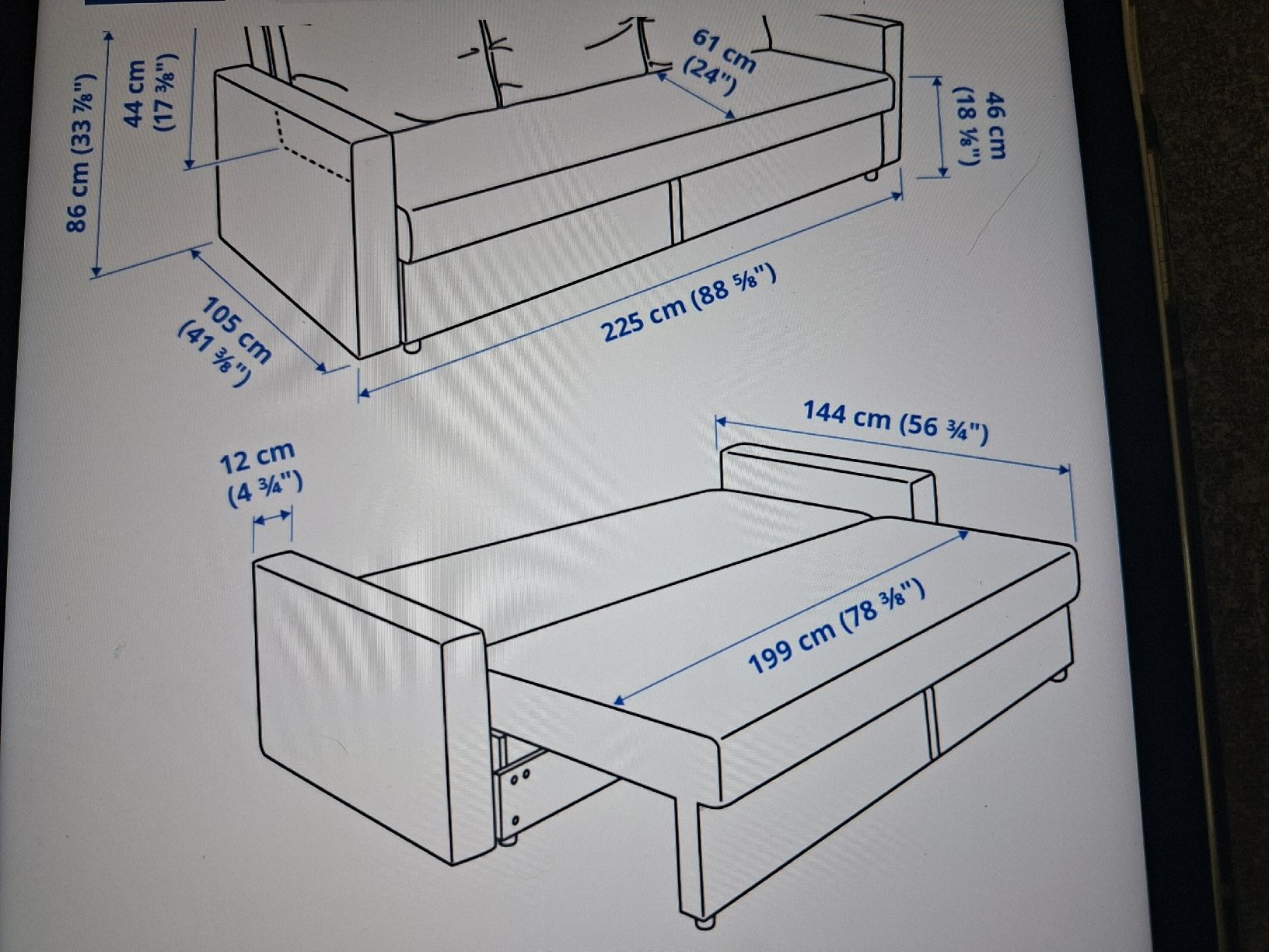 Divani: 3er-Bettsofa – Nuovo (secondo la descrizione) da Basel venduto da mp72 8