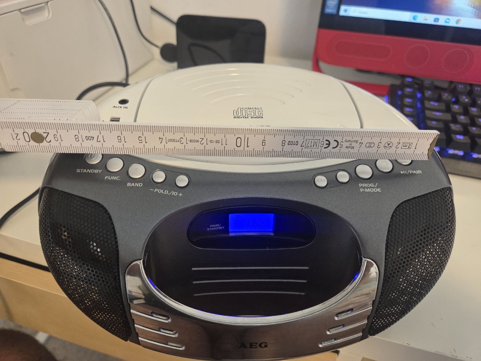 Systèmes audio & multimédias: AEG SR 4356 BT CD Player Radio mit Bluetooth gebraucht – D'occasion à Flawil par Hamdia12 8