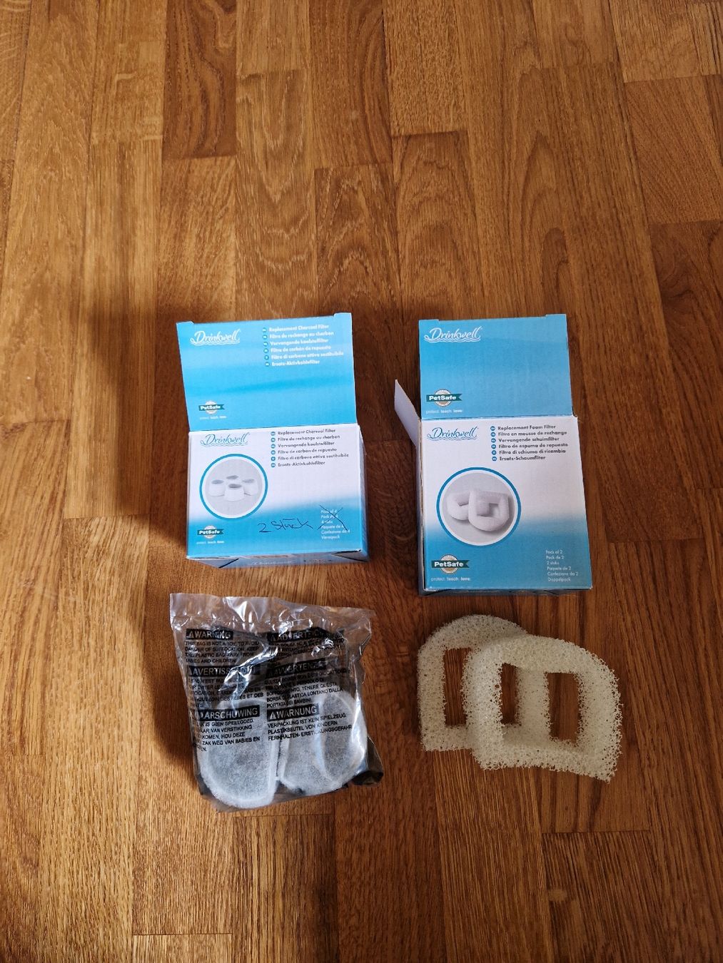 Sanitari: Drinkwell Filter Set: Schaumstoff 2x & Kohlefilter 2x – Nuovo (secondo la descrizione) da Bühler venduto da Bluana 1