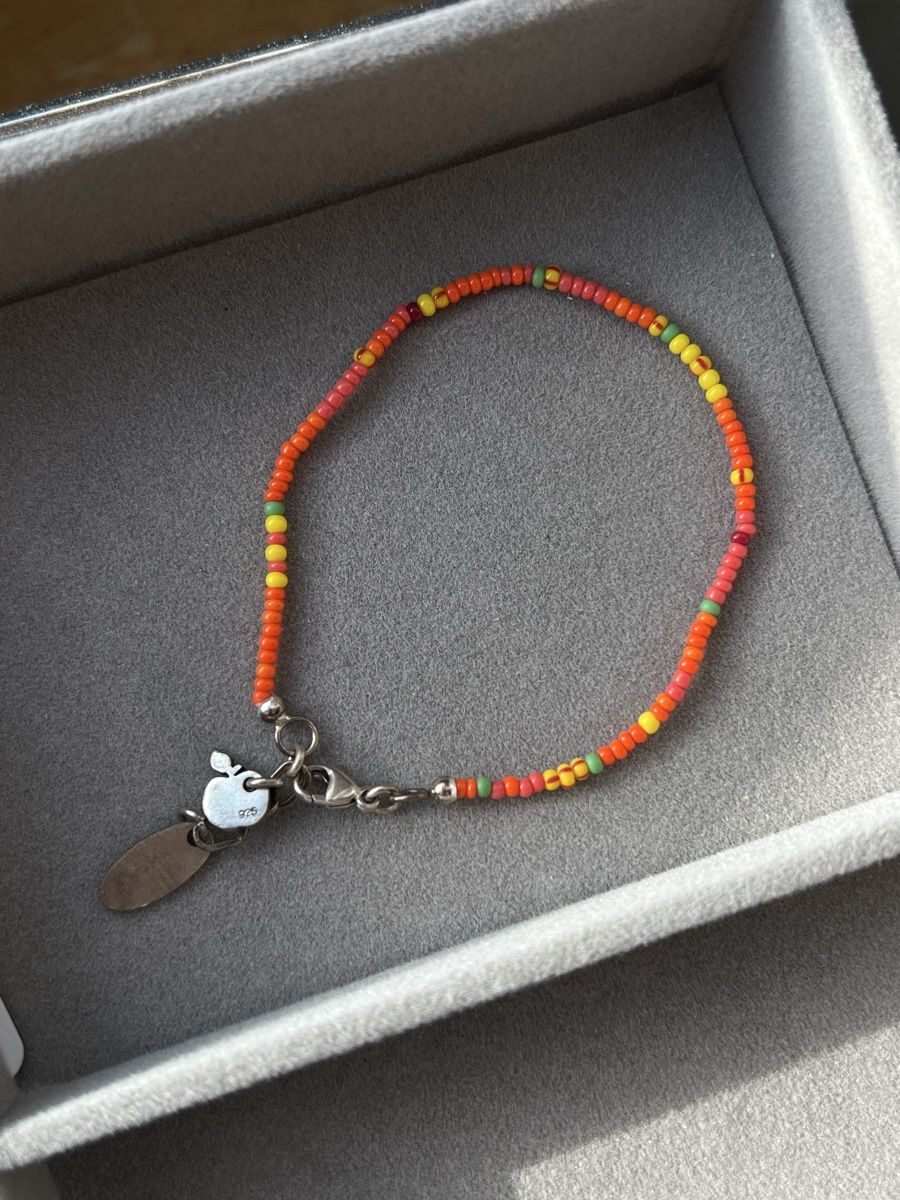 Bracciali & Braccialetti: Farbenfrohes Silberarmband mit Perlen (Silber 925) – Nuovo (secondo la descrizione) da Menznau venduto da Nataliia.da1193